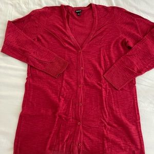 Torrid red cardigan, size 0